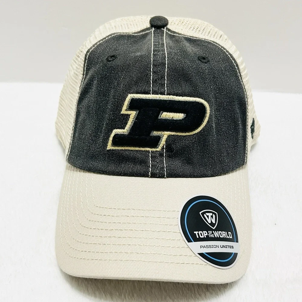 Top of the World Purdue Boilermakers Offroad Trucker Hat Cap Adjustable Black‎